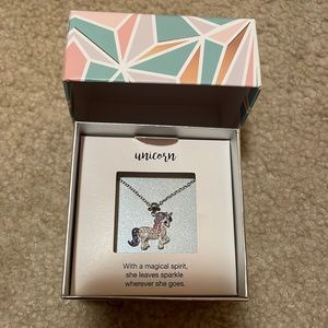 Unicorn necklace nwt